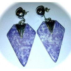 Purple Kite Vintage Earrings